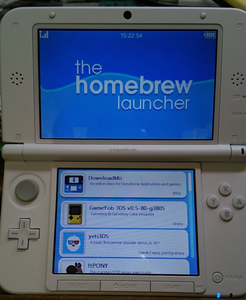 3DS Homebrew Store「DownloadMii」リリース [導入方法] Kotyan Life