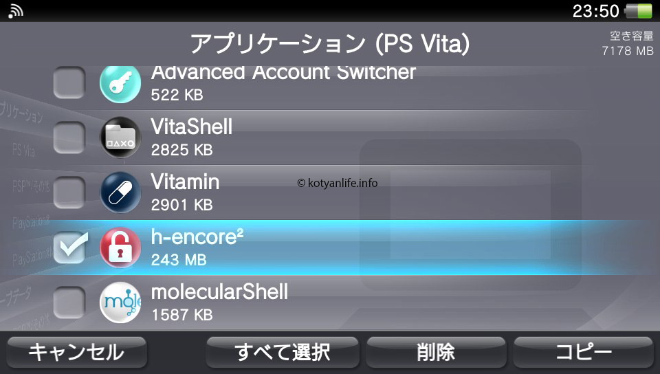 Ps Vita Fw3 65 3 73 Cfw Henkaku H Encore リリース 導入方法 Kotyan Life